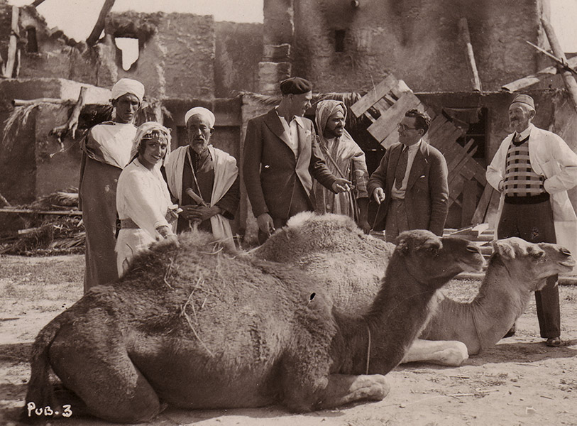 10. on the set of The Arab