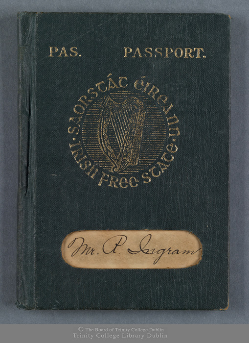 Front of passport