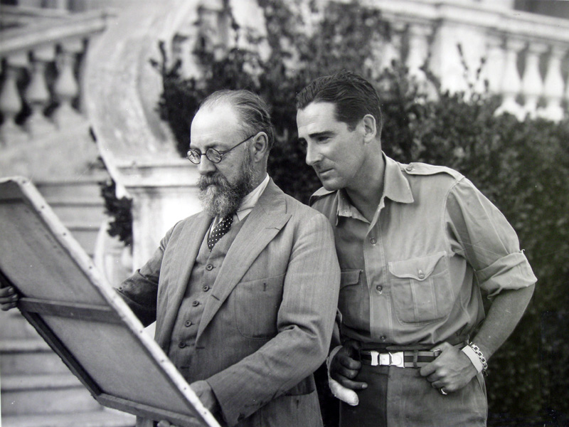 with the painter, Matisse, in the South of France
